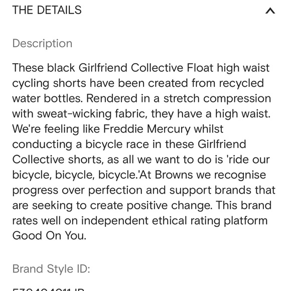 Girlfriend Collective high-rise bike shorts size small - Picture 5 of 10